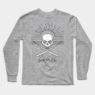 Skull Surfer Long Sleeve T-Shirt